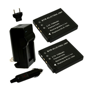 Pentax Optio A36 - Charger with EU Plug & Car Adapter