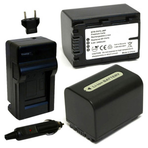 Sony NP-FH70 - Charger with EU Plug & Car Adapter