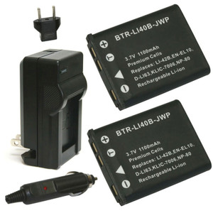 Kodak KLIC-7006, LB-012 - Charger with EU Plug & Car Adapter