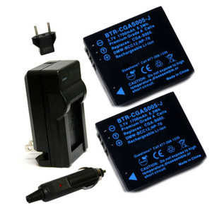 Fujifilm NP-70 - Charger with EU Plug & Car Adapter