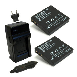 Panasonic DMW-BCF10 - Charger with EU Plug & Car Adapter