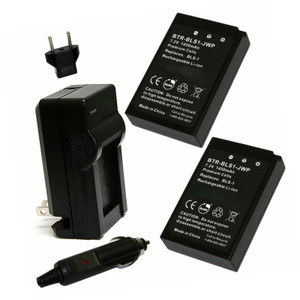 Olympus BLS-1 - Charger with EU Plug & Car Adapter