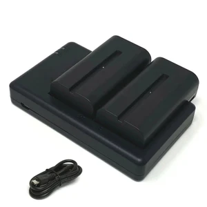 Replacement Battery Kit for Sony CCD-TRV16 (2-Pack, 2600mAh) + Dual USB Charger