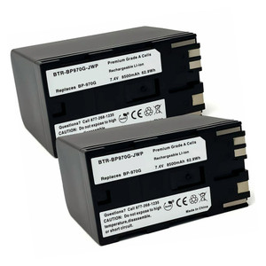 Replacement Battery (2-Pack) for Canon MV1 (8500mAh)