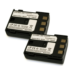 Replacement Battery (2-Pack) for Canon Optura 50 (1700mAh)