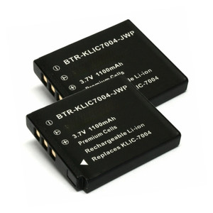 Replacement Battery (2-Pack) for Fujifilm Fuji X10 (1100mAh)