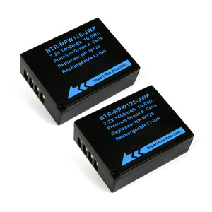 Replacement Battery (2-Pack) for Fujifilm X100V (1400mAh)