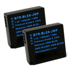 Replacement Battery (2-Pack) for Leica C-Lux (1100mAh)