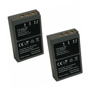Replacement Battery (2-Pack) for Olympus OM-D E-M10 Mark II (2000mAh)