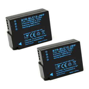Replacement Battery (2-Pack) for Panasonic Lumix DC-G91 (1400mAh)