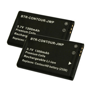 Replacement Battery (2-Pack) for ContourHD (1300mAh)
