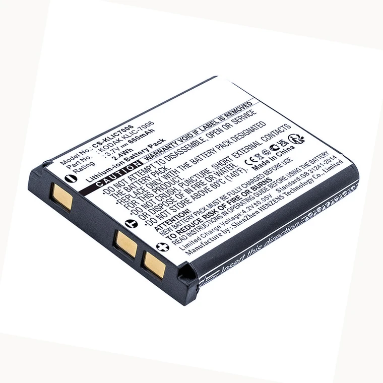 Replacement Battery for Kodak EasyShare M22 (660mAh)