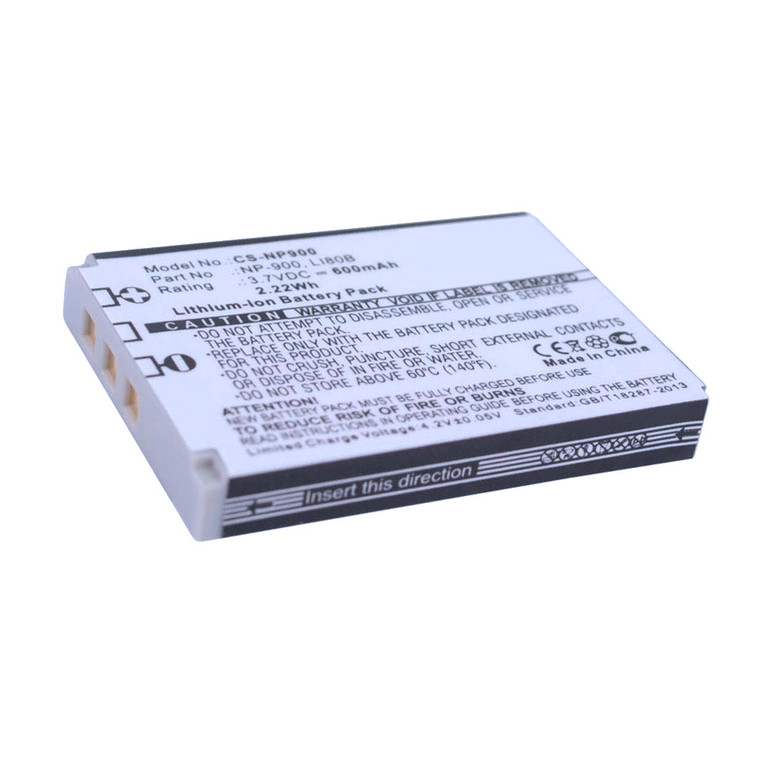 Replacement Battery for Rollei X-8 Compact (600mAh)