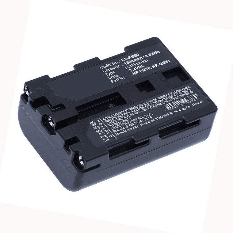 Replacement Battery for Sony DCR-TRV325 (1300mAh)