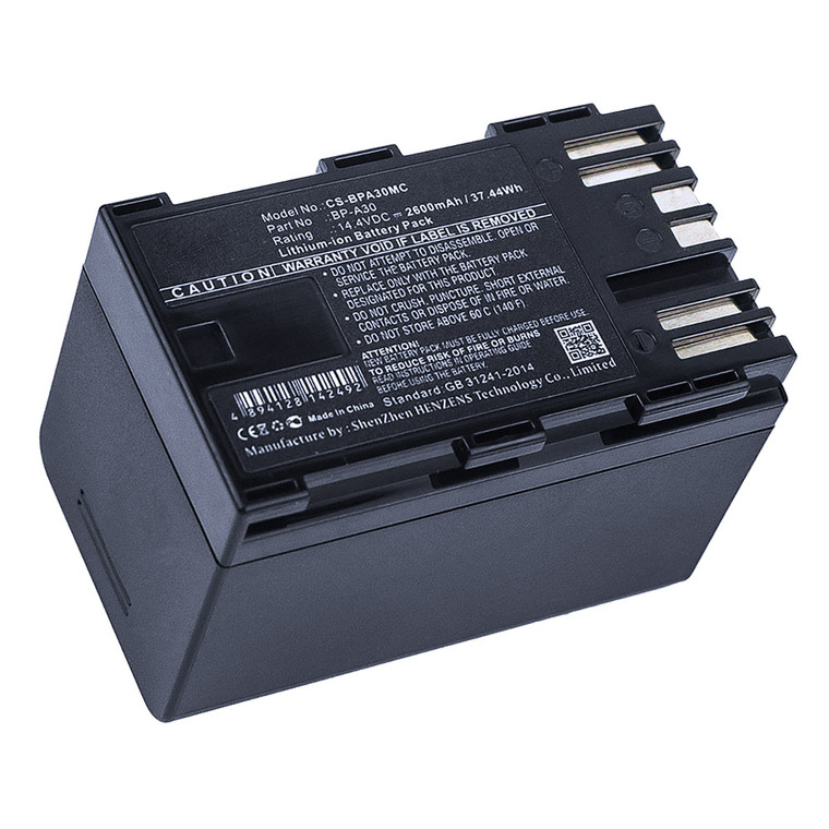 Replacement Battery for Canon CA-CP200L (2600mAh)