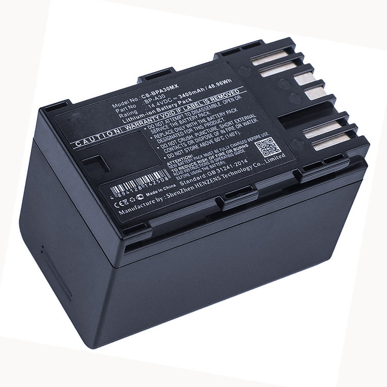 Replacement Battery for Canon XF705 (3400mAh)
