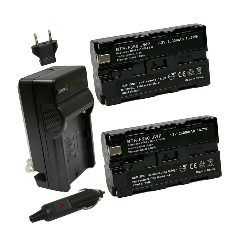 Sony HDR-FX1000 - Charger with EU Plug & Car Adapter