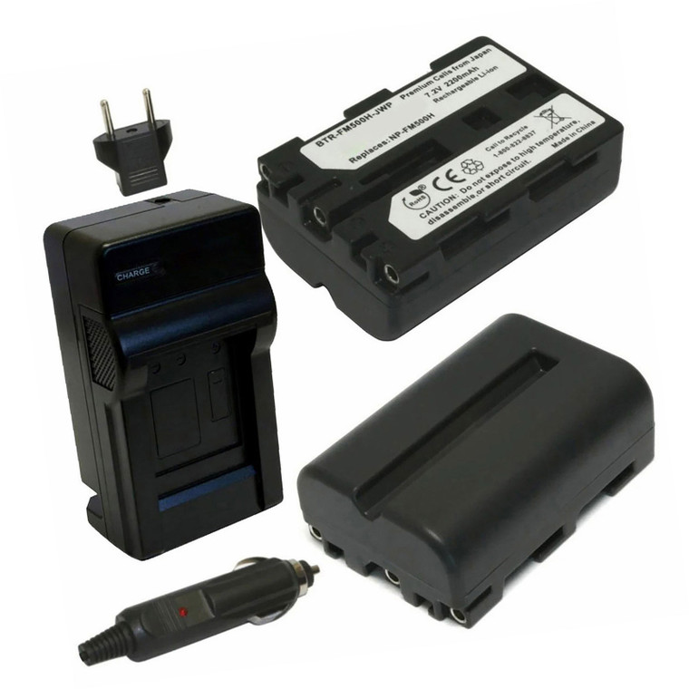 Sony Alpha ILCE-68 - Charger with EU Plug & Car Adapter