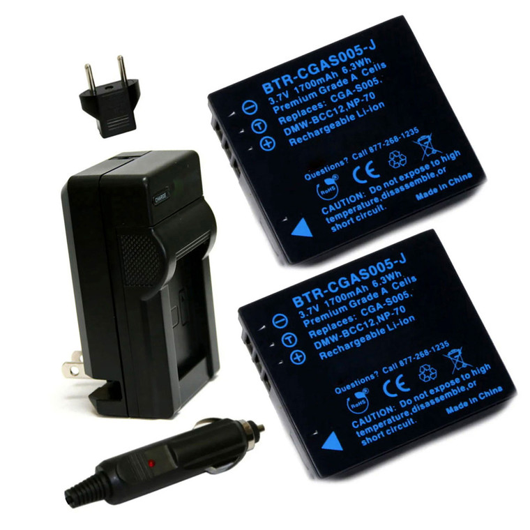 Fujifilm F20 Zoom - Charger with EU Plug & Car Adapter