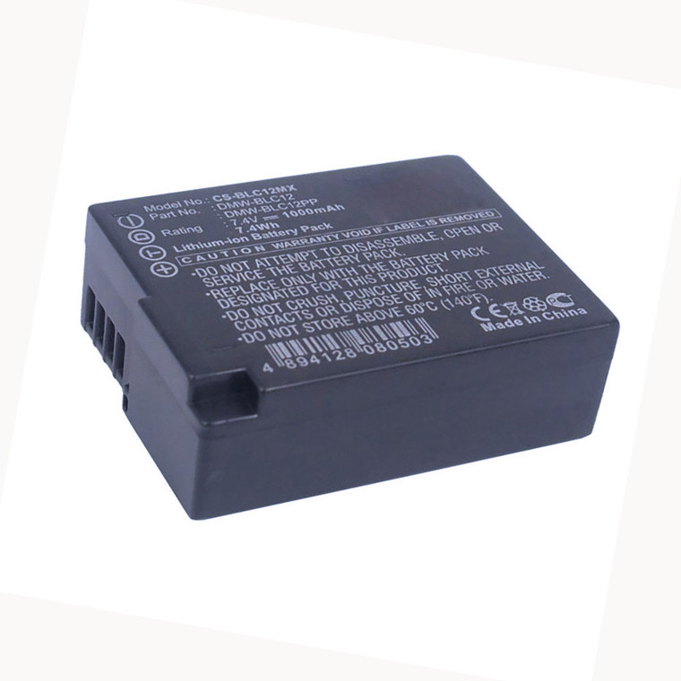 Replacement Battery for Panasonic DMW-BLC12GK (1000mAh)