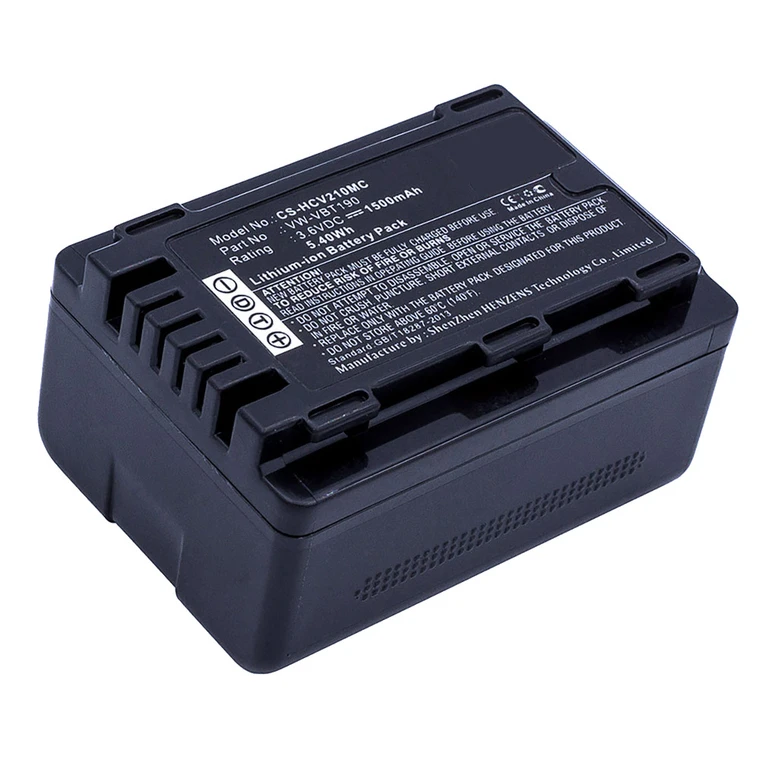 Replacement Battery for Panasonic HC-V210MGK (1500mAh)