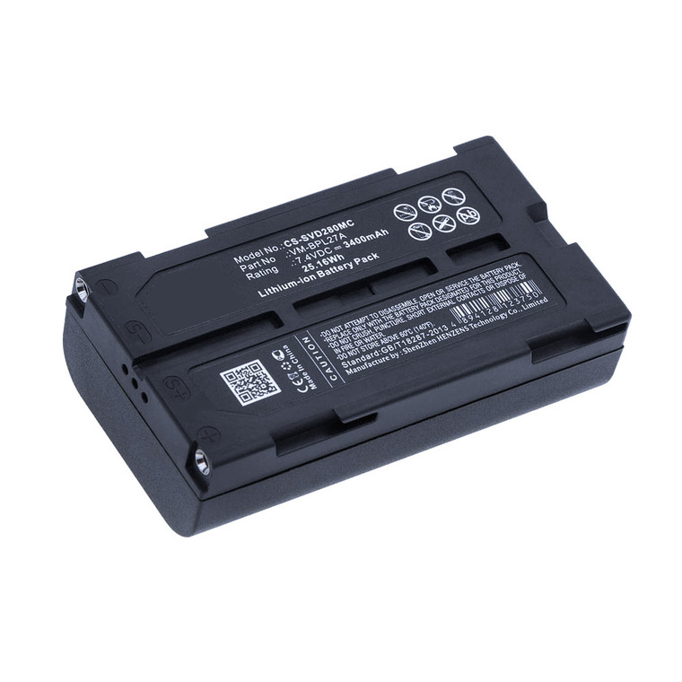 Replacement Battery for Panasonic NV-GS60EB-S (3400mAh)