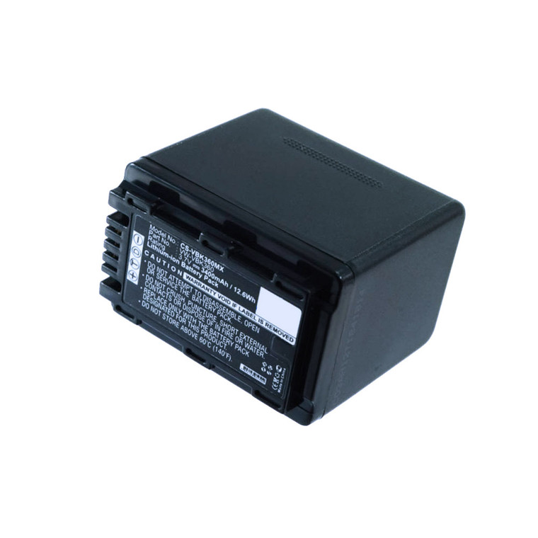 Replacement Battery for Panasonic SDR-S50K (3400mAh)