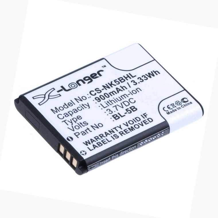 Replacement Battery for Rollei Sportsline 80 (900mAh)