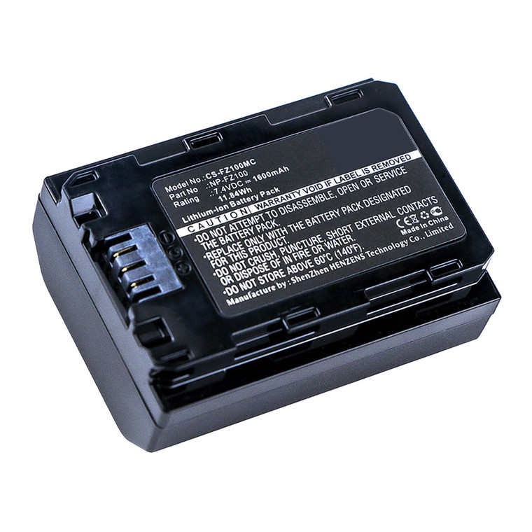 Replacement Battery for Sony Alpha a7R III (1600mAh)