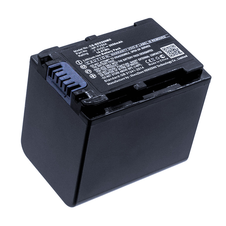 Replacement Battery for Sony FDR-AX40 (2050mAh)