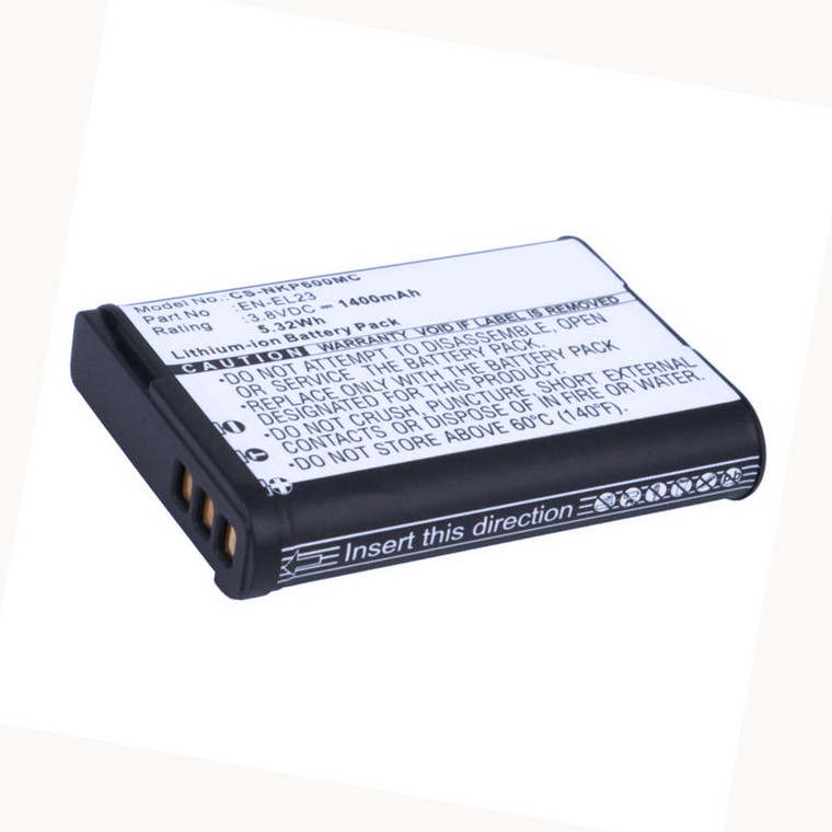 Replacement Battery for Nikon Coolpix P600 (1400mAh)