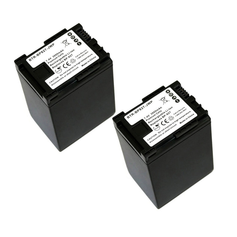 Replacement Battery (2-Pack) for Canon VIXIA HF200 (3000mAh)