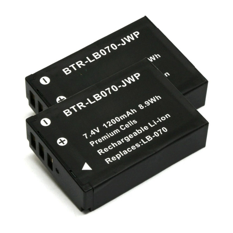 Replacement Battery (2-Pack) for Kodak PIXPRO AZ901 (1200mAh)