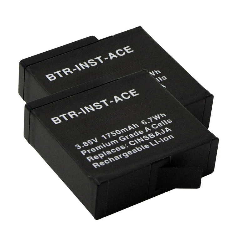 Replacement Battery (2-Pack) for Insta360 Ace (1750mAh)