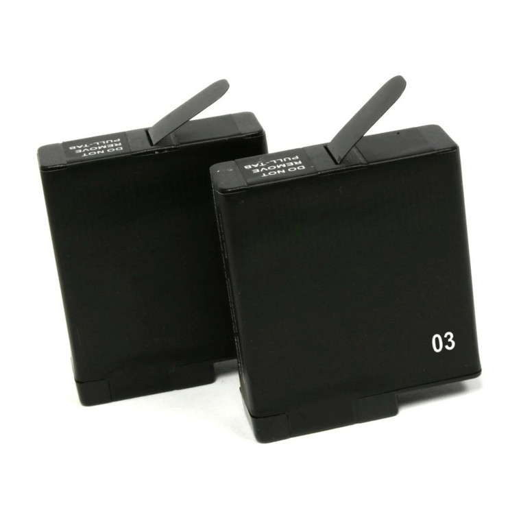 Replacement Battery (2-Pack) for GoPro 601-10197-000 (1220mAh)
