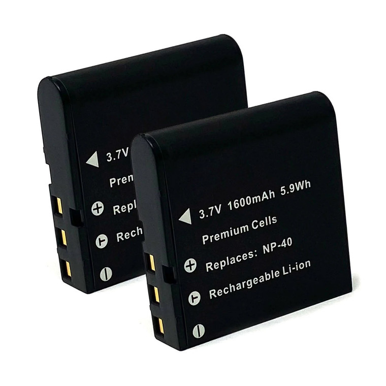 Replacement Battery (2-Pack) for Kodak LB-060 (1600mAh)