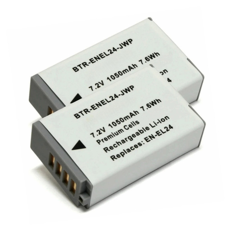 Replacement Battery (2-Pack) for Nikon 1 J5 (1050mAh)