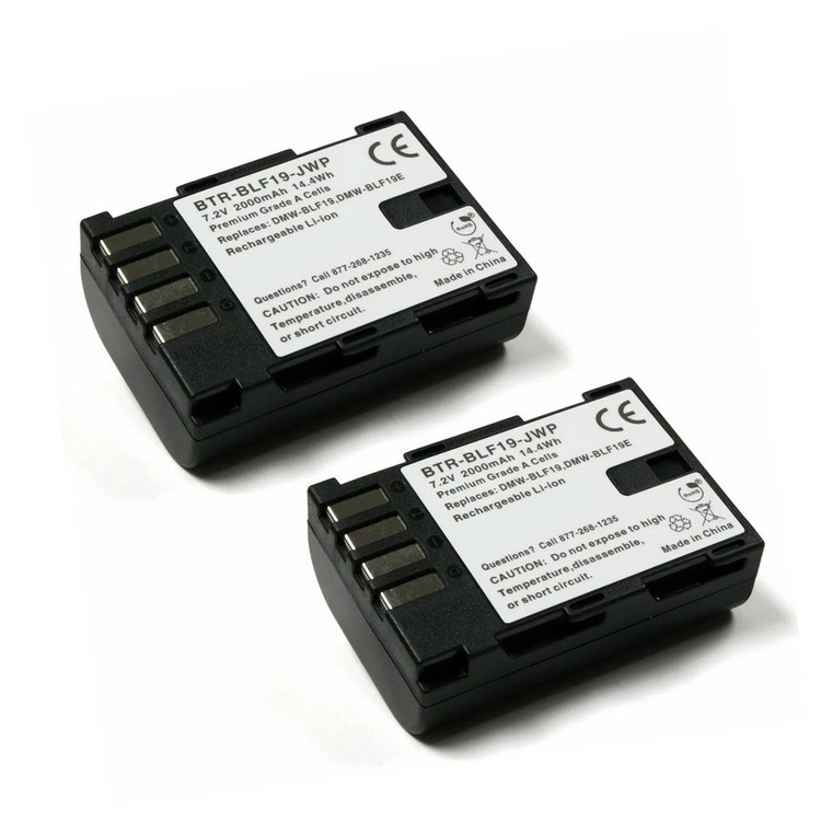 Replacement Battery (2-Pack) for Sigma Quattro dp2 (2000mAh)