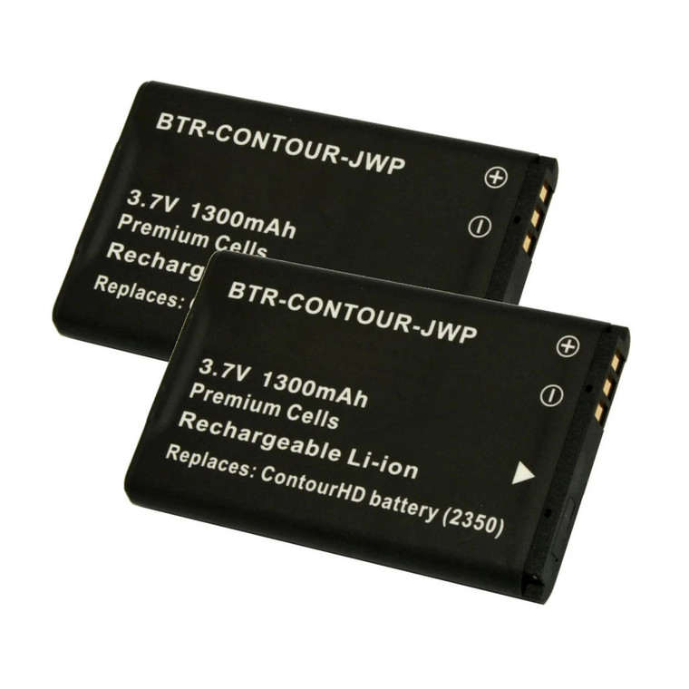 Replacement Battery (2-Pack) for ContourHD (1300mAh)