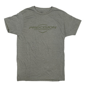 Precision Armament logo olive green t-shirt by 5.11 front