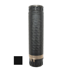 TiTrex™ Suppressor + Universal Front Cap (UFC), 300 Cal SD (Severe-Duty®) Inconel Core (Dark-Ti) Swatches
