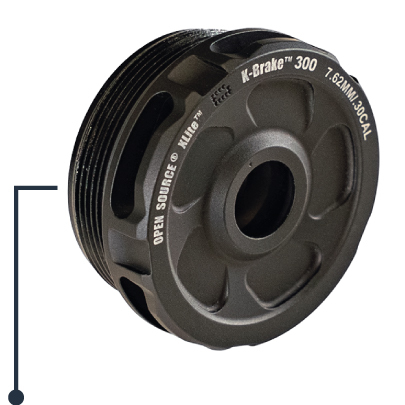 K-Brake™ 300 Ultracompact Suppressor Brake, OPEN SOURCE®