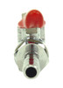 Gas Shutoff valve with check 1/4" MPT X 1/4" Barb