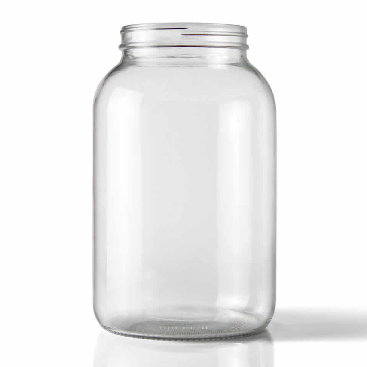 Wide Mouth Clear One Gallon Glass Jug