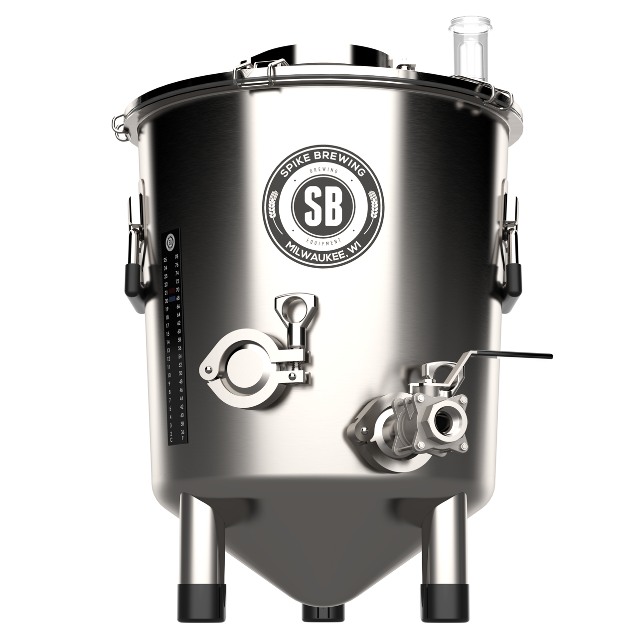 Spike Flex 7 Gallon Stainless Steel Fermenter With Ball Valve