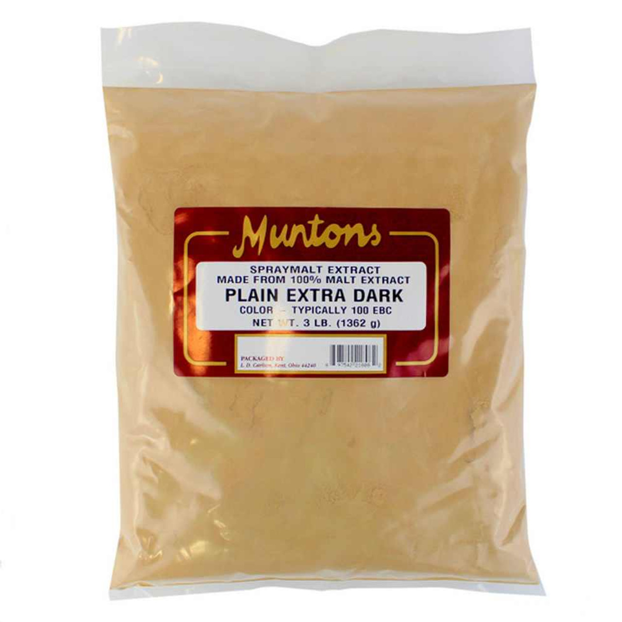 Muntons 3 Lb Plain Extra Dark Spray Dried Malt Extract