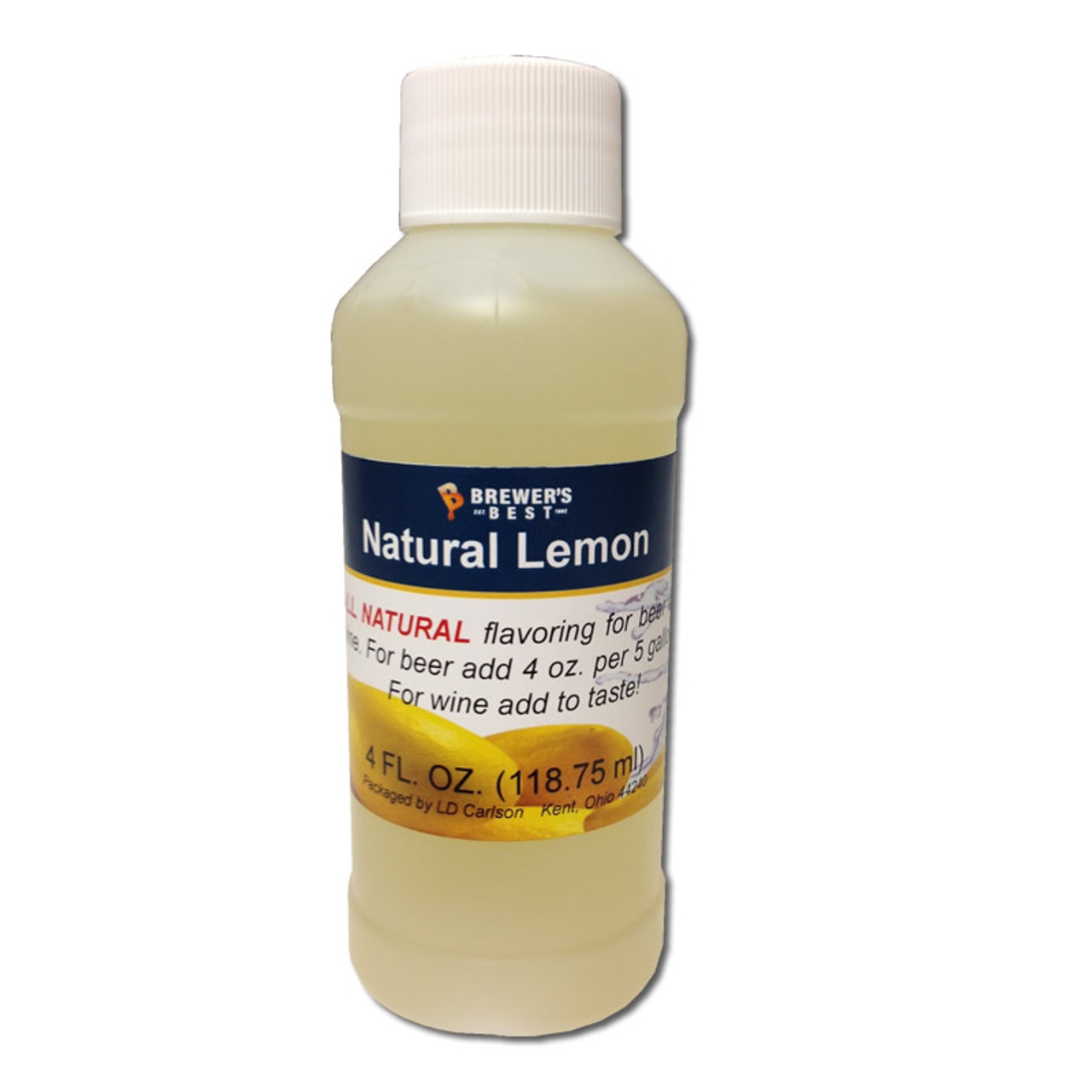 Natural Lemon Flavoring Extract 4 Oz