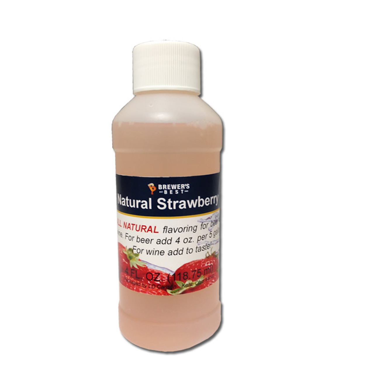 Natural Strawberry Flavoring Extract 4 Oz