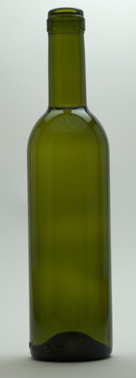 375ml Dark Green Semi-Bordeaux Mid-Punt Bottles 12/Case