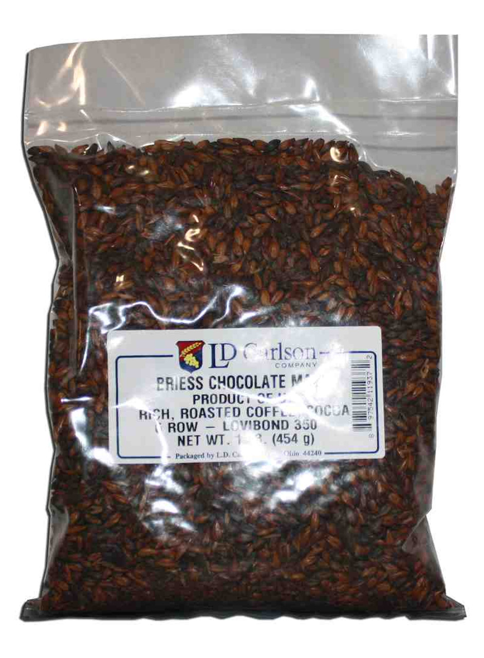 Briess 2-Row Chocolate Malt 1 Lb